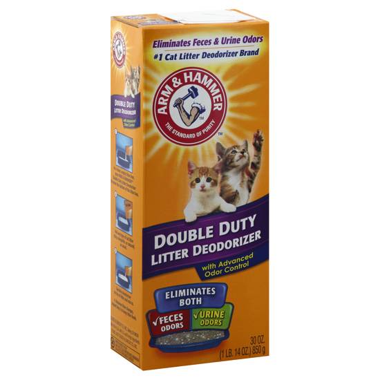 Arm & Hammer Double Duty Cat Litter Deodorizer With Advanced Odor Control