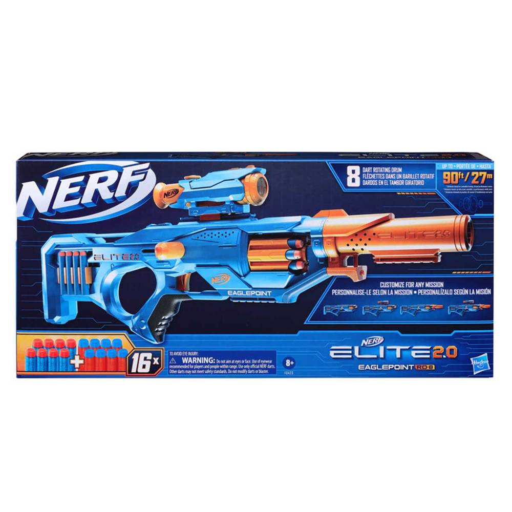 Nerf · Lanzador eaglepoint rd 8 (500 g)