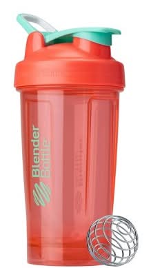 BlenderBottle Plastic Pro Shaker Bottle 24 fl oz, Peach