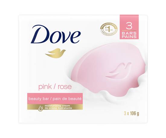 Dove Pink Beauty Bar (3 units)