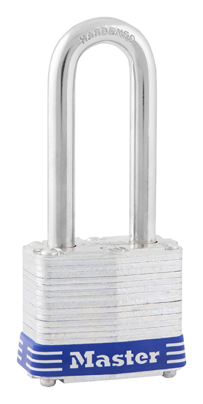 Master Lock 1-5/16 In. H X 1-5/8 In. W X 1-9/16 In. L Laminated Steel Double Locking Exterior Padloc