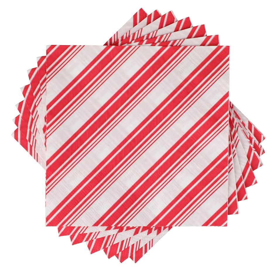2 Ply Peppermint Lunch Paper Napkins (24 ct)