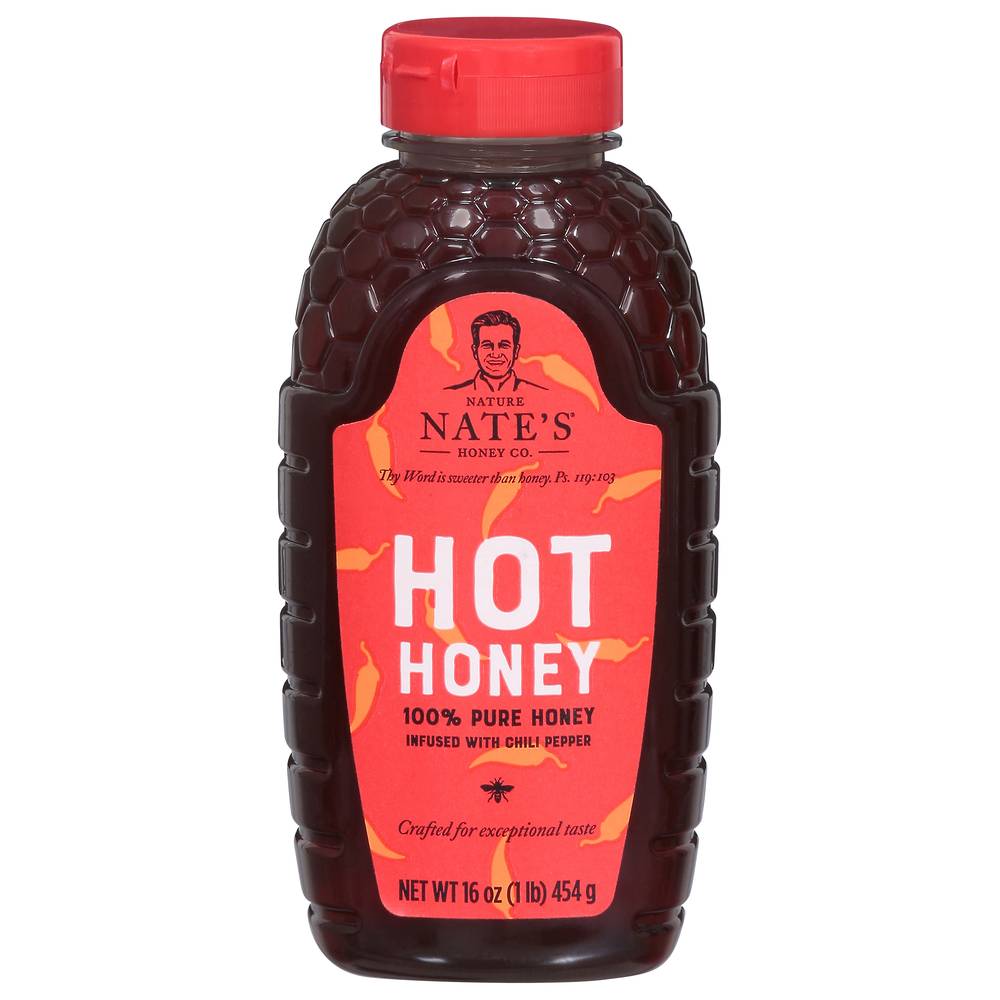 Nature Nate's Honey Co. 100% Pure Hot Honey (1 lbs)