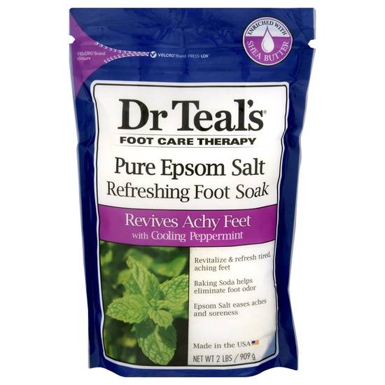 Dr Teal's Cooling Peppermint Refreshing Foot Soak Pure Epsom Salt