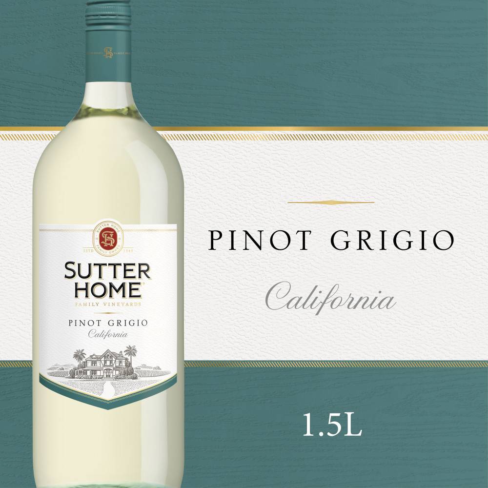 Sutter Home California Pinot Grigio White Wine (1.5 L)