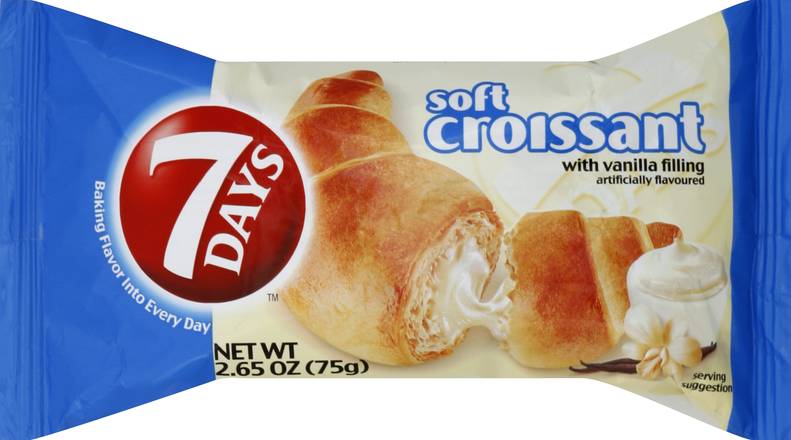 7Days Soft Croissant With Vanilla Filling