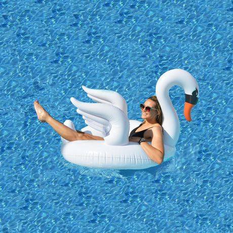Bluescape Giant Swan Pool Float (white)