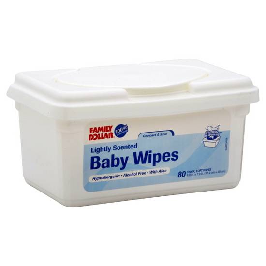 Baby wipes hot sale family dollar