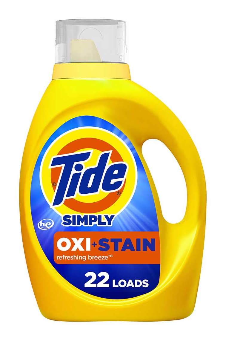Tide Simply Oxi Stain Release Liquid Laundry Detergent Refreshing Breeze 31 Fl Oz