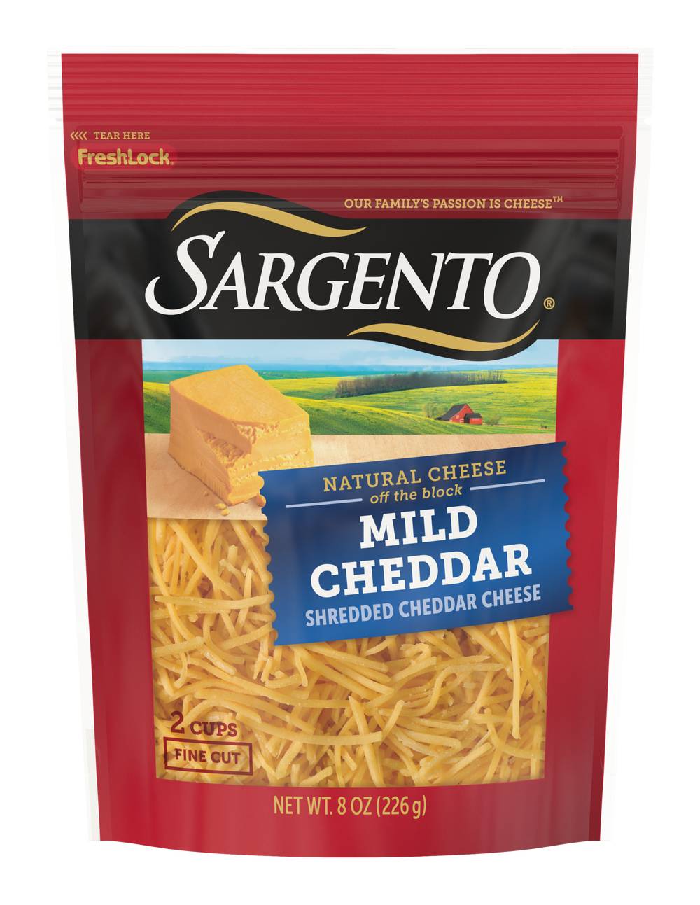 Sargento Shredded Mild Cheddar Cheese (8 oz)