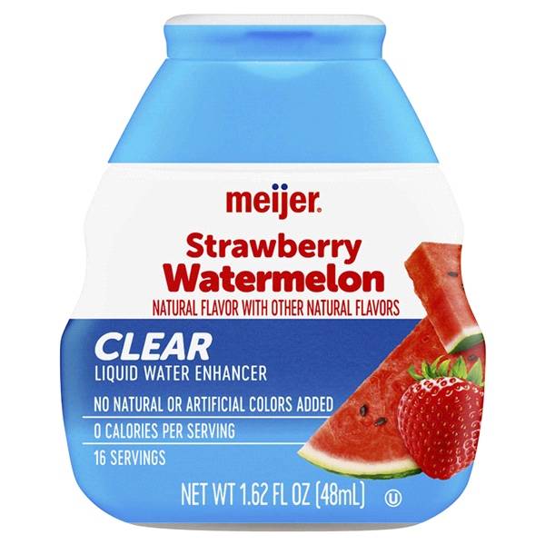 Meijer Strawberry Watermelon Clear Liquid Water Enhancer, 1.62 oz