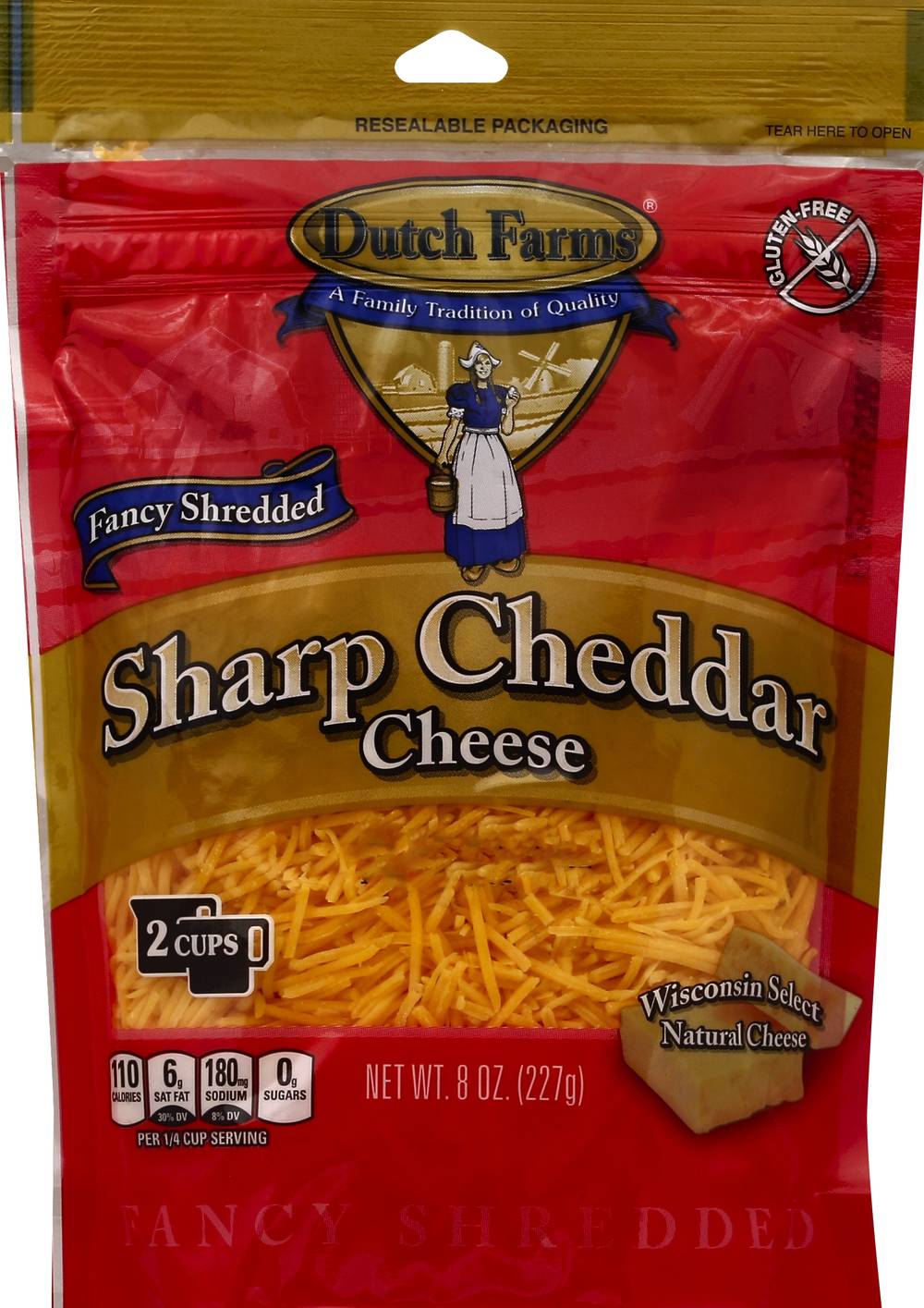 Dutch Farms Sharp Cheddar Cheese (8 oz)