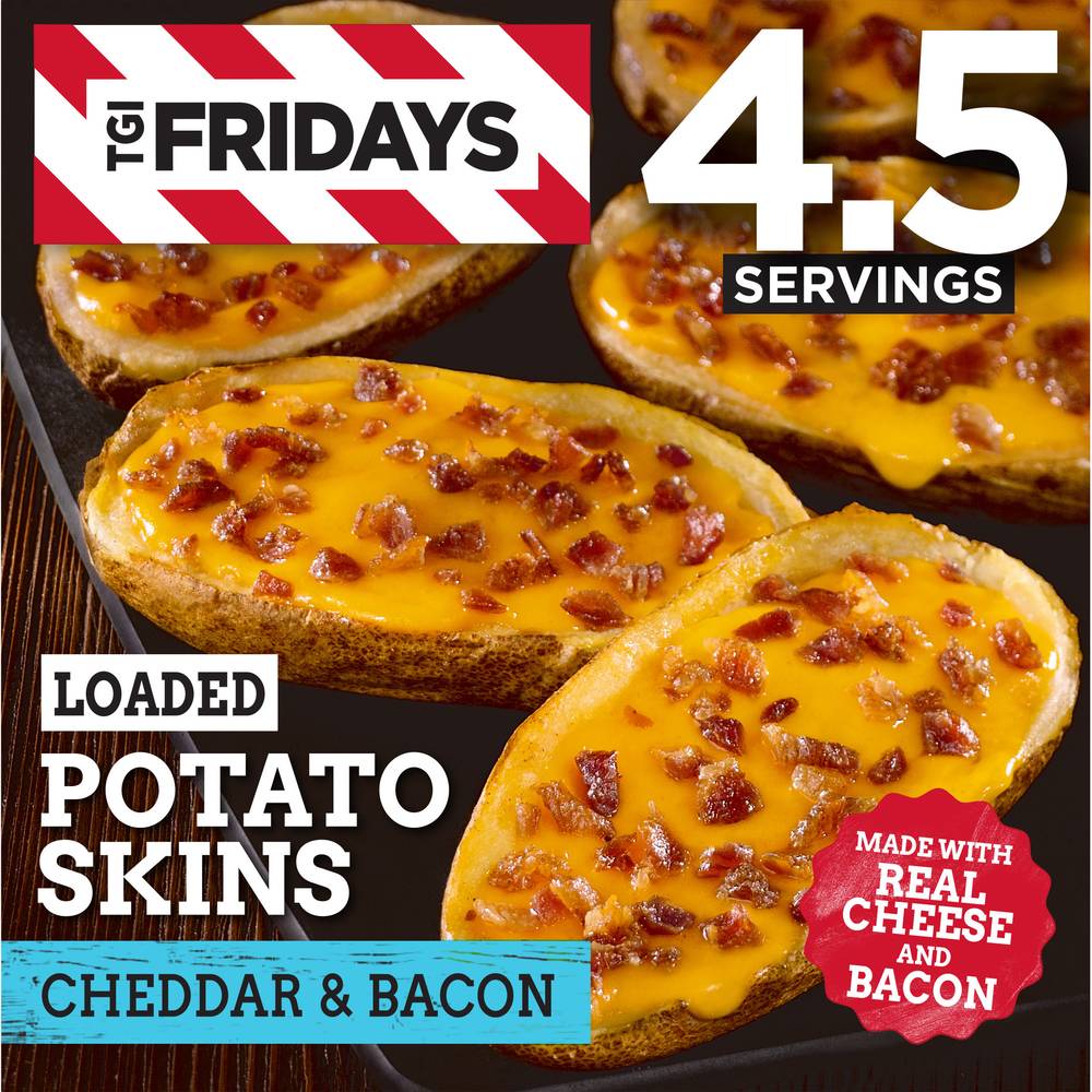 TGI Fridays Loaded Potato Skins With Cheddar & Bacon (13.5 oz)