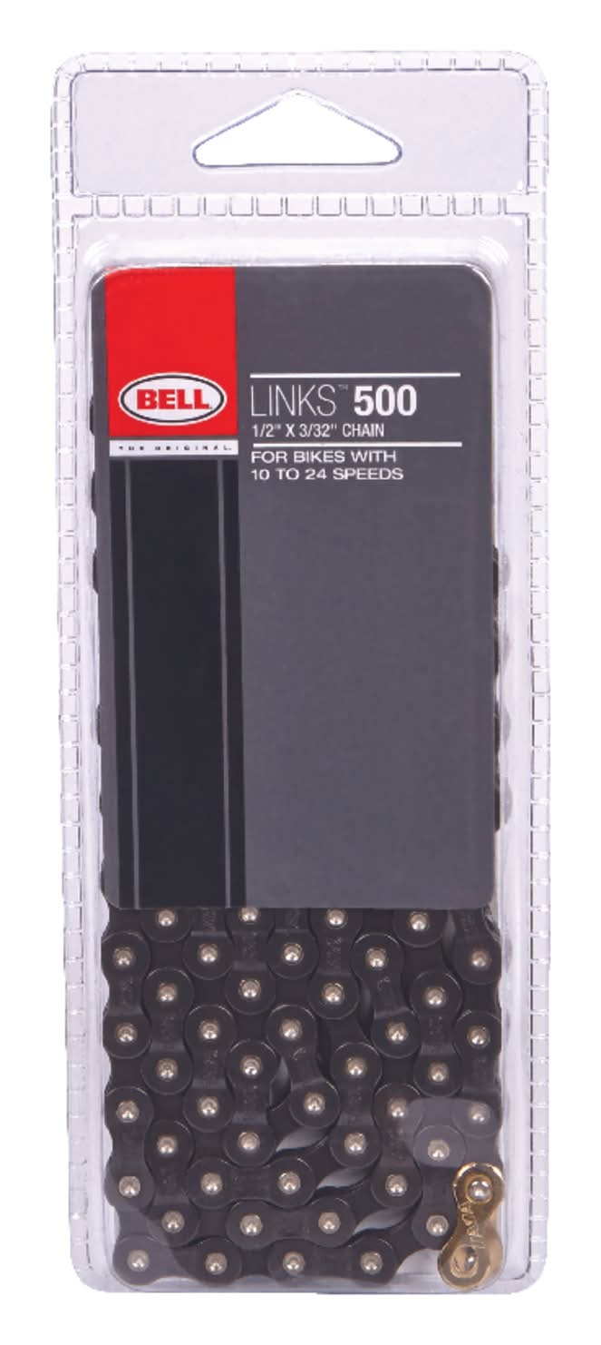 Bell Sports Links 500 Steel Multi-Speed Bike Chain Black