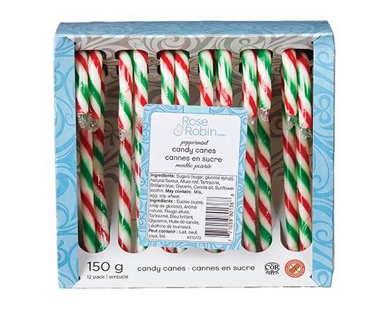 Rose & Robin Peppermint Candy Canes (1.8 kg)