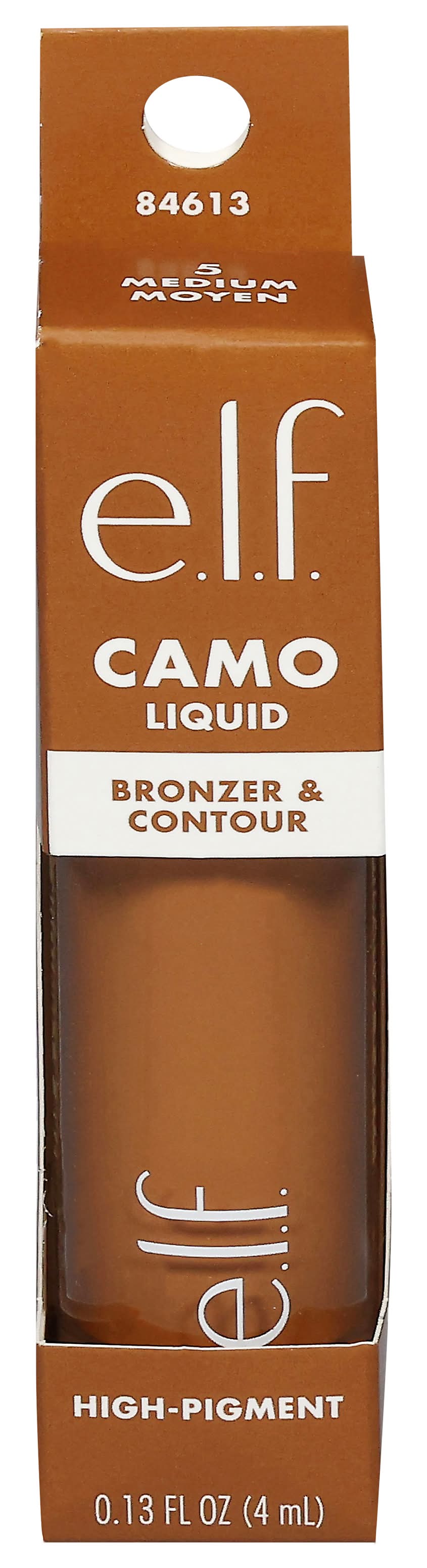 e.l.f. Camo Liquid Bronzer & Contour, Medium (0.13 fl oz)