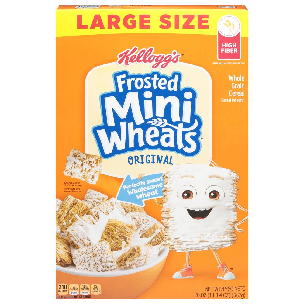 Kellogg's Frosted Mini-Wheats Breakfast Cereal Original (18 oz)