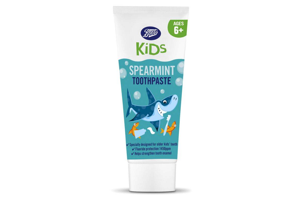 Boots Spearmint, Kids Toothpaste (75ml)