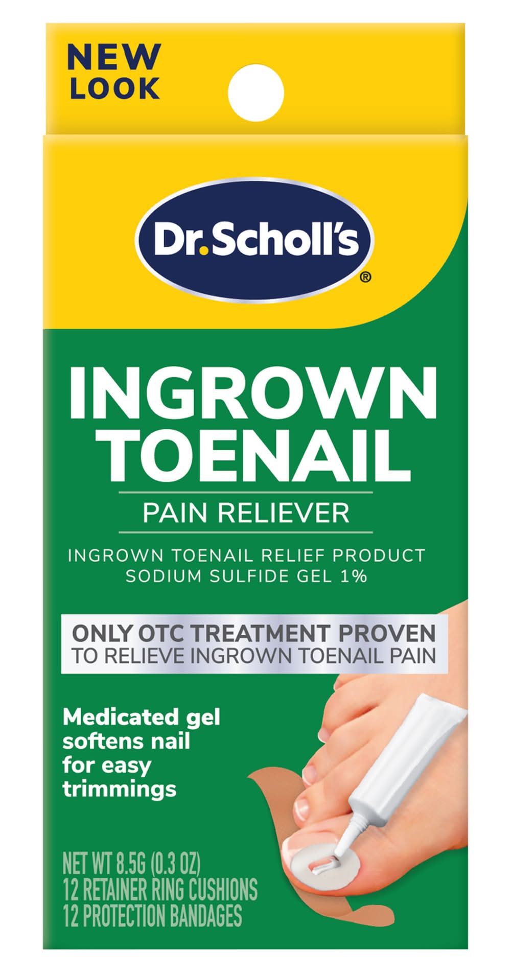 Dr. Scholl's Ingrown Toenail Pain Reliever Bandages (0.3 oz, 12 ct)
