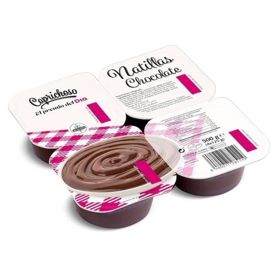 Natillas de Chocolate Caprichoso Pack (4 X 125 g)