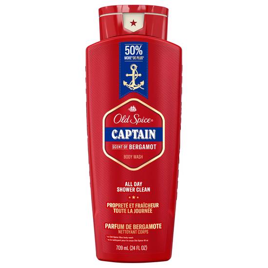 Old Spice Red Collection Body Wash For Men Captain Scent
