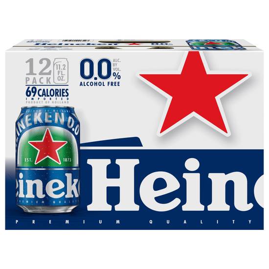 Heineken Alcohol Free Beer (12 ct, 134.4 fl oz)