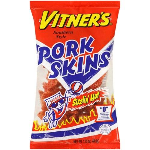 Vitner'S Sizzlin Hot Pork Skins