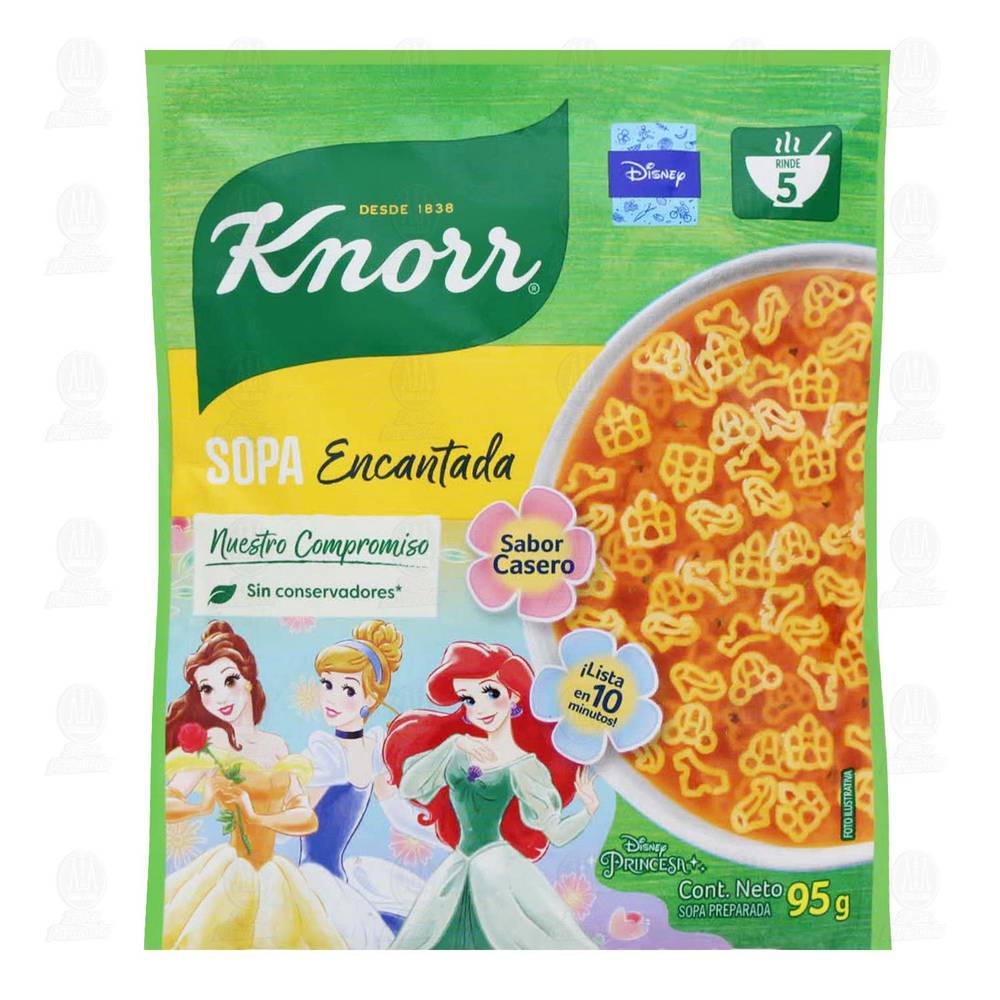 Knorr · Pasta para sopa princesas (95 g)