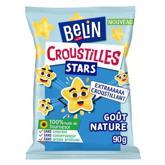 Belin - Croustilles étoiles goût nature (90g)