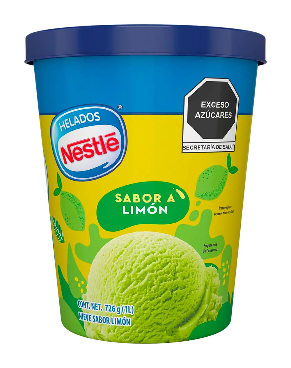Helados Nestlé · Helado nieve, limón (1 L)