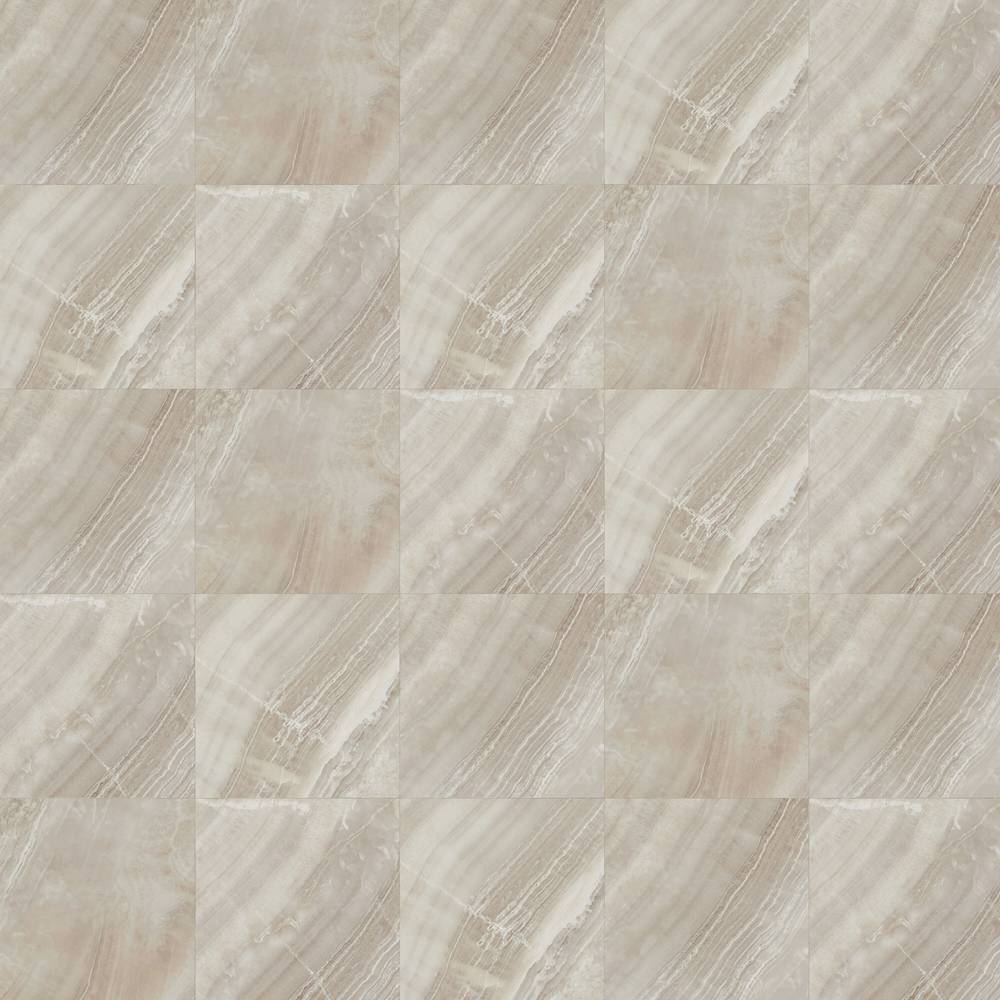 Style Selections Sorrento Marble Brown Marble Look 4-mil x 18-in W x 18-in L Groutable Water Resistant Peel and Stick Luxury Vinyl Tile Flooring (2.25-sq ft/ Piece) | LSS10544BPS