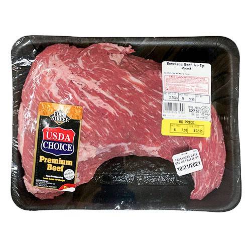 First Street · USDA Choice Boneless Beef Tri-Tip Roast