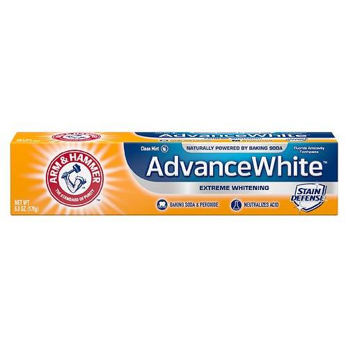 Arm & Hammer Extreme Whitening Control with Baking Soda & Peroxide, Stain Defense Mint - 6.0 oz