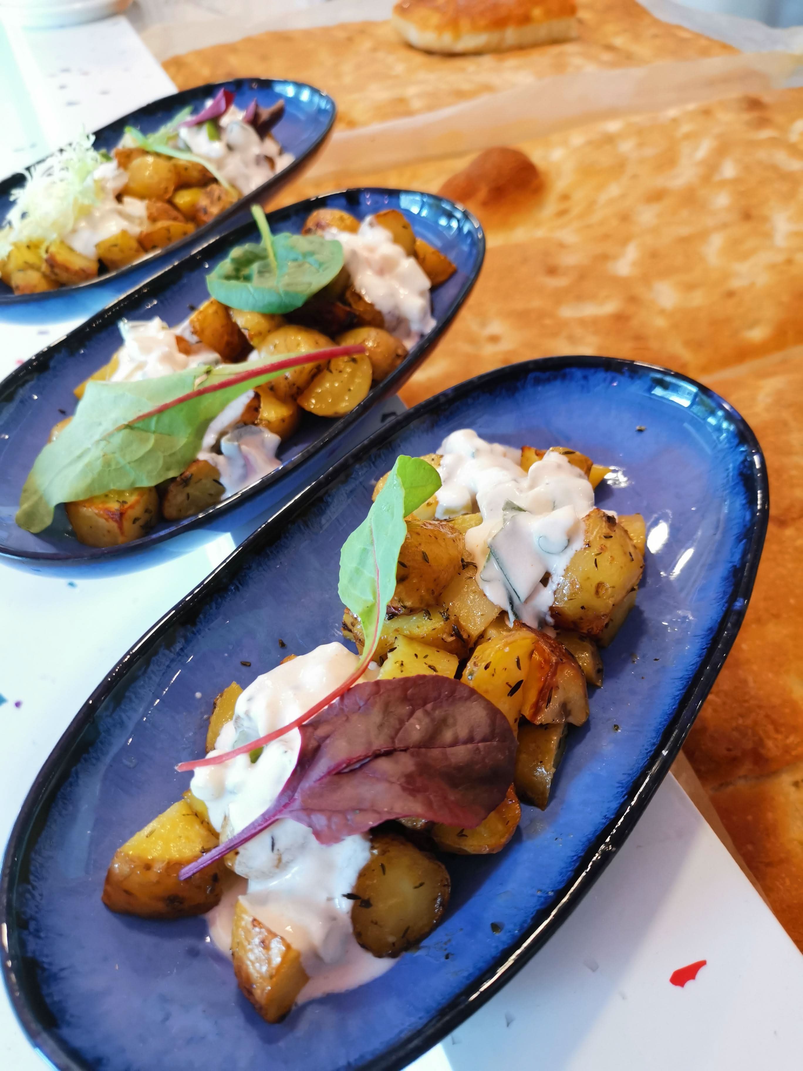 Pommes de Terre Rôties et Sauce Butin