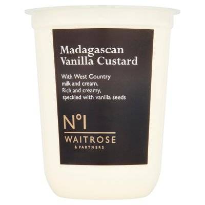 Waitrose & Partners Partners No1 Madagascan Vanilla Custard (500g)