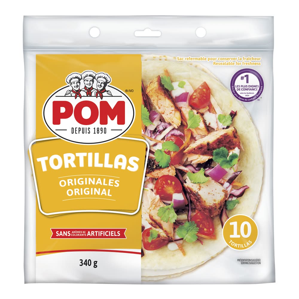 Pom tortillas originales - original tortillas (10 unités)