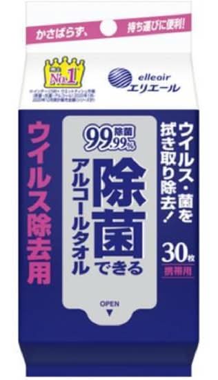 エリエール ウィルス除菌用ウェットＴ
