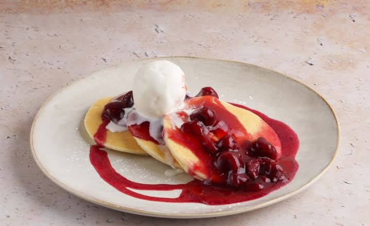 Pancakes -Strawberry Fields & Ice Cream