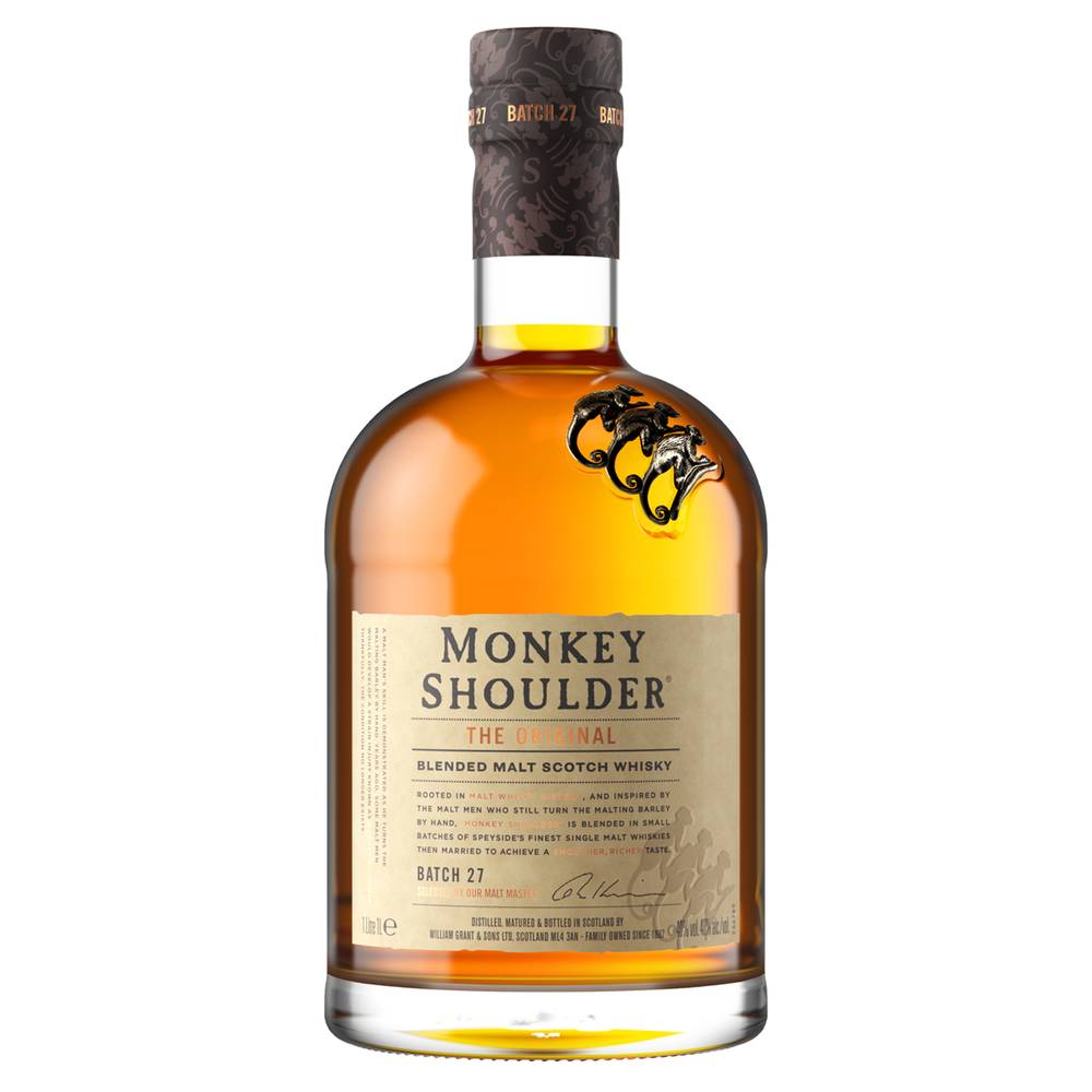 Monkey Shoulder Blended Malt Scotch Whisky 1000ml