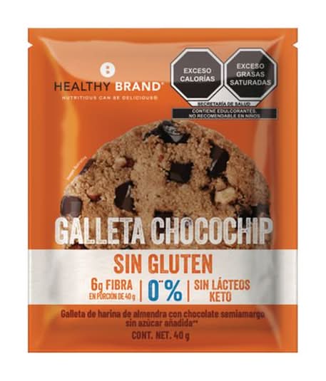 Healty Brand · Galleta chocochip keto (40 g)