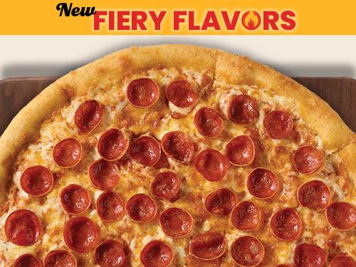 Fiery Pepperoni Pizza-Deep Pan