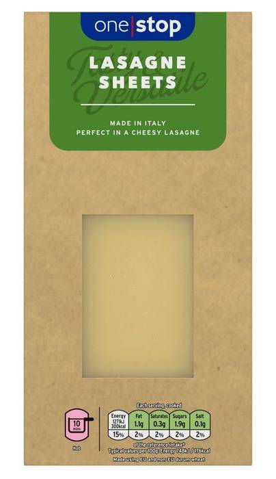 One Stop Lasagne Sheets 500g (392805)