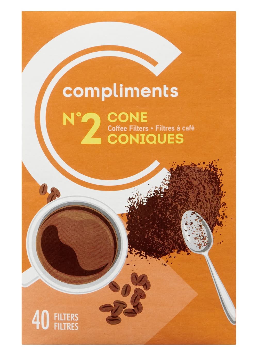 Compliments N°2 Cone Coffee Filters (40 ct)