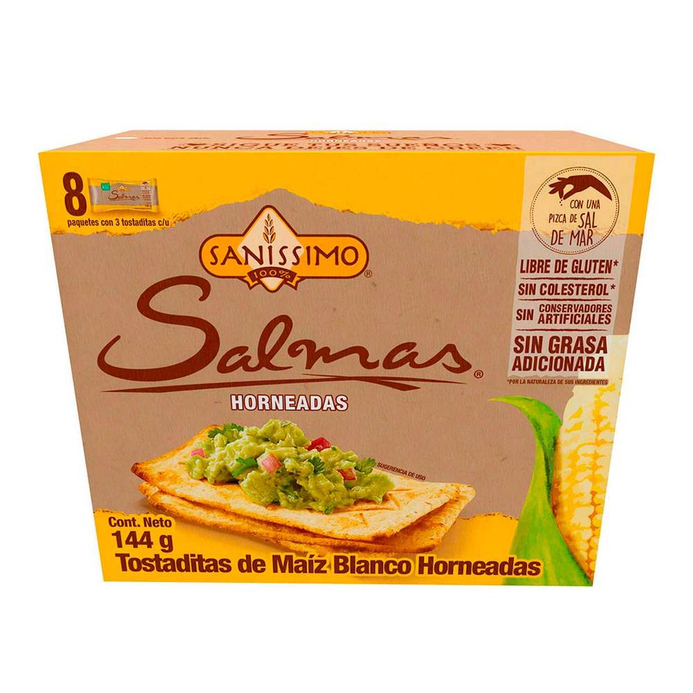 Sanissimo galletas horneadas salmas