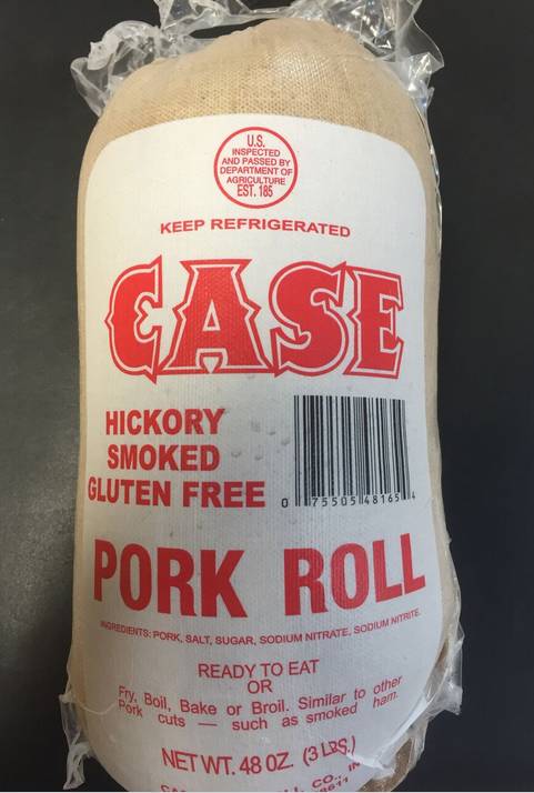 Pork Roll - 3 lb case