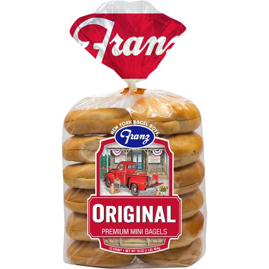 Franz Mini Premium Original Bagels (12 bagels)