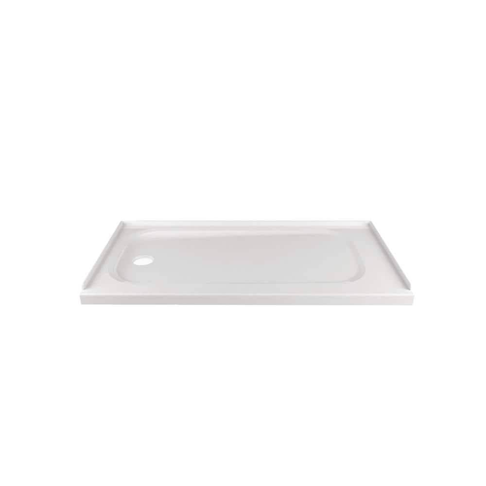 American Standard Passage 60 X 32 Alcove Shower Pan Base With Left Drain In White