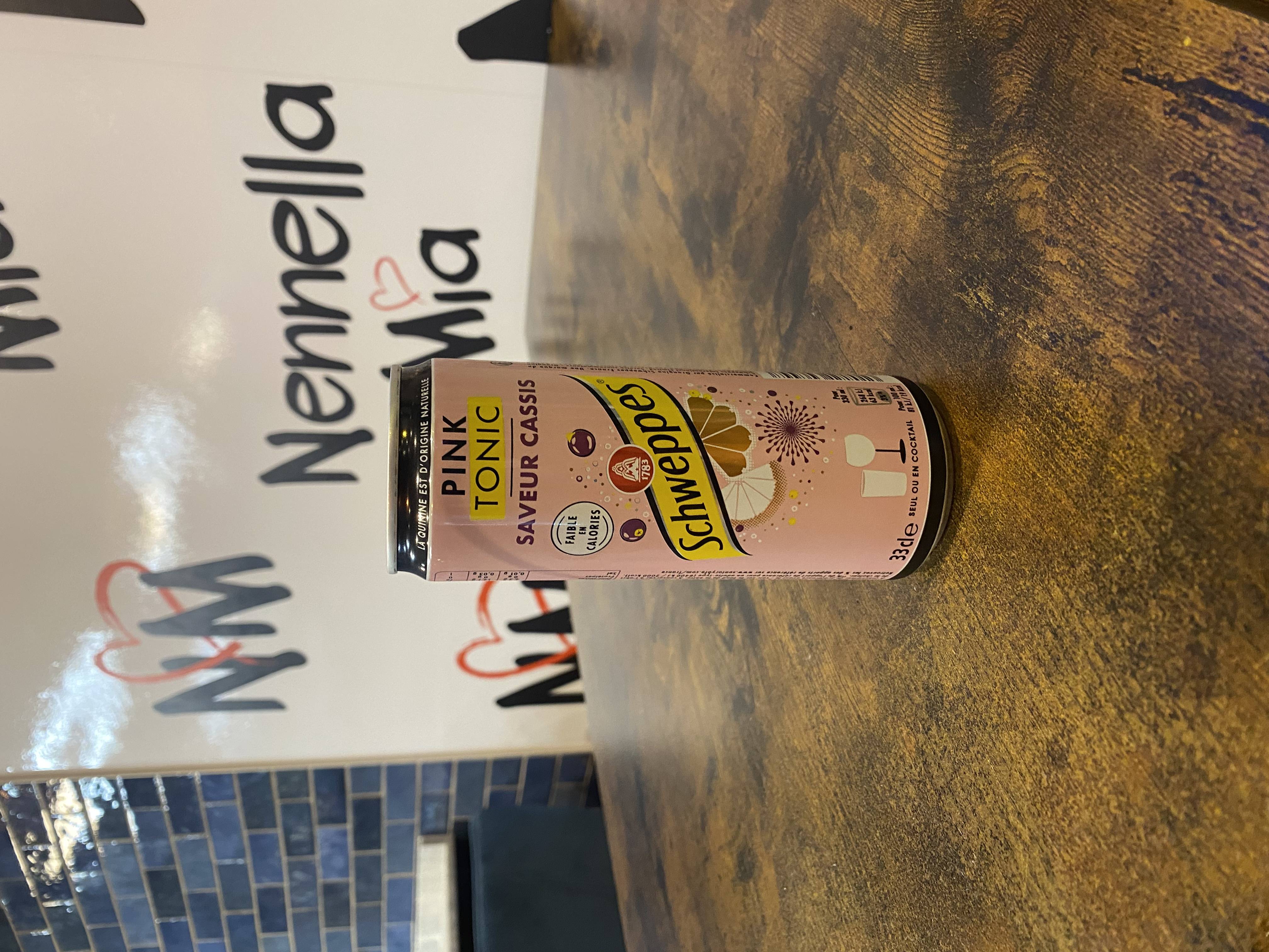 Schweppes Pink.
