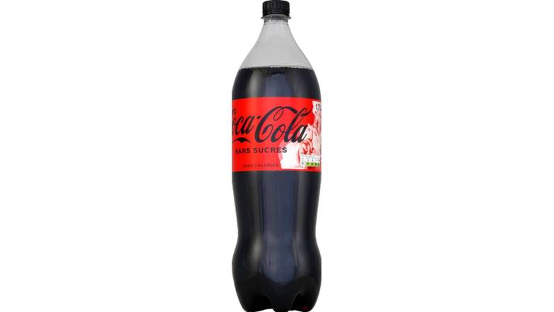 Coca-Cola Sans Sucres Coca-Cola Sans Sucres 1,75L Bouteille La bouteille de 1,75L