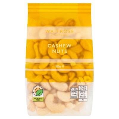 Waitrose Cashew Nuts (100g)